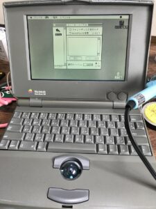 PowerBook100とはんだゴテ